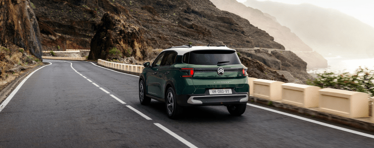 Външен вид на задната част на Ситроен C3 Aircross