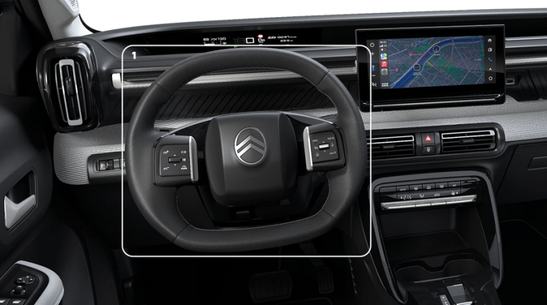 Дизайн на арматурно табло при ниво MAX