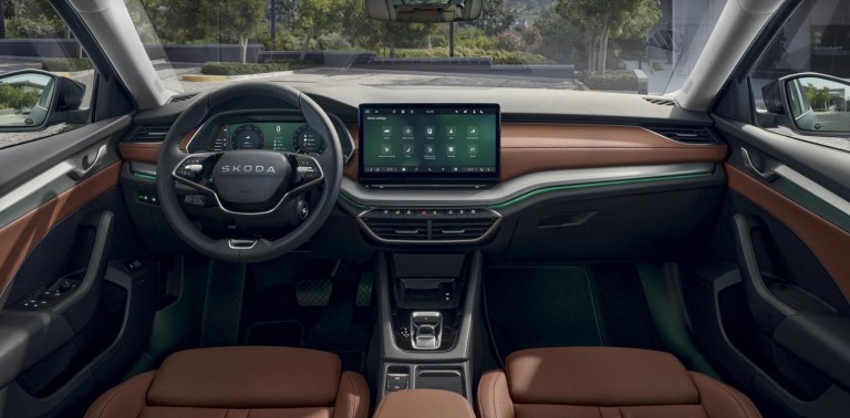 Интериор на Шкода Октавия 2026